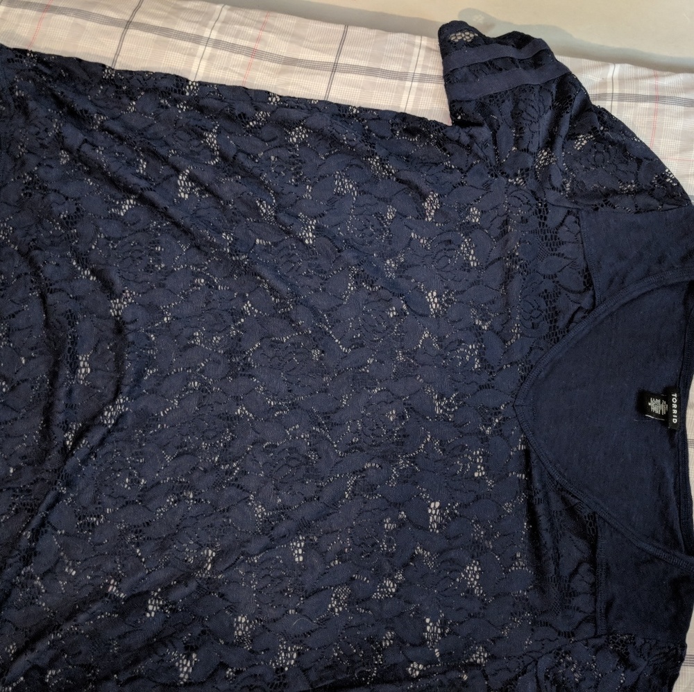 Blouse from torrid see thru